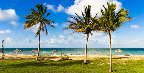 Caribbean beach scenery in Varadero Cuba - Serie Cuba Reportage