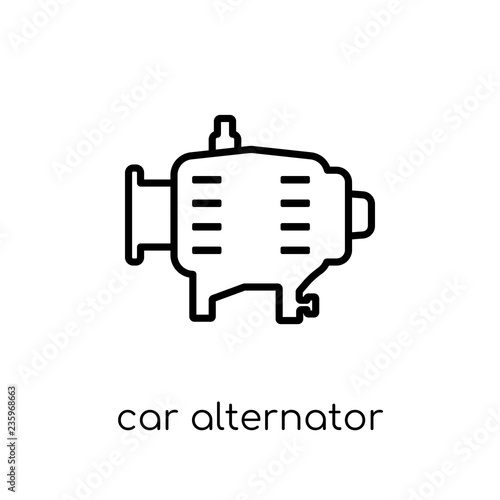 car alternator icon from Car parts collection.