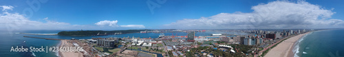 Durban harbour panoramic view