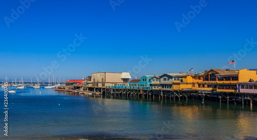 Old Fisherman's Wharf in Monterey, California, a famous tourist attraction