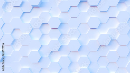 technology hexagon pattern background