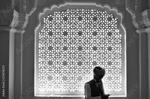 Moucharabieh, Fort de Mehrangarh, Jodhpur, Rajasthan, Inde