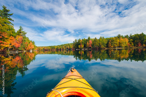 Kayak on Fall Lake