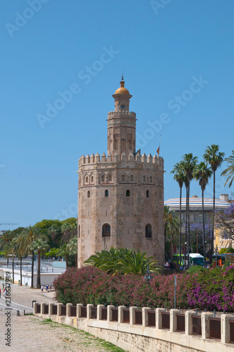 Torre del Oro, Sevilla, Andalusien, Spanien
