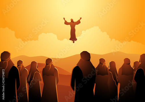 The ascension of Jesus