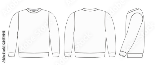 Illustration of sweat shirt ( white)