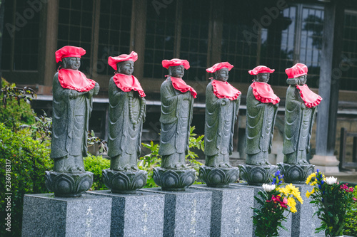 ojizo sama statues in japan