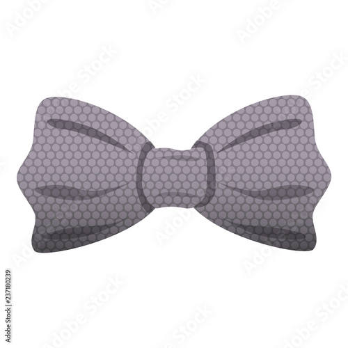 Circle bow tie icon. Cartoon of circle bow tie vector icon for web design isolated on white background