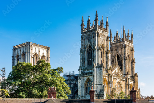 York Minster in North England is the cathedral of York and is one of the largest of it's kind in Northern Europe. It's also the seat of the Archbishop of York