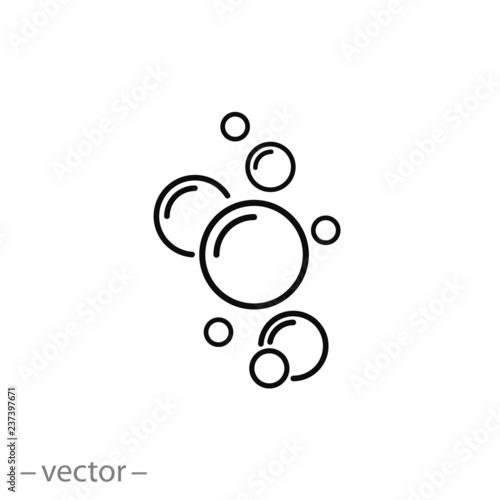 bubble icon vector