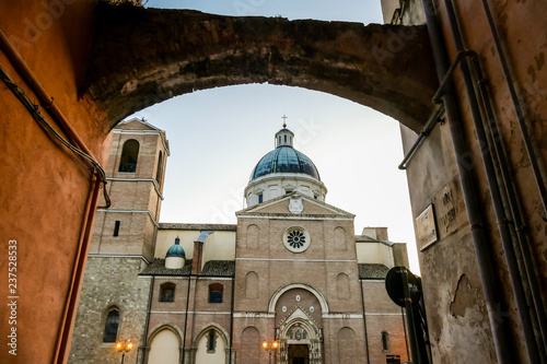 Ortona Italy city on the Adriatic sea with great port medieval castle and nice historic center Abruzzo region