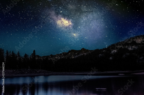 The Milky Way above Horseshoe Lake
