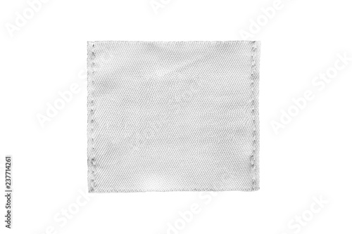 Clothes label isolated