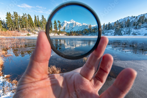 Mount Shuksan and Picture Lake in Baker Wilderness