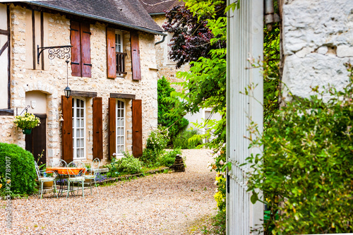 Quaint French farmhouse and garden