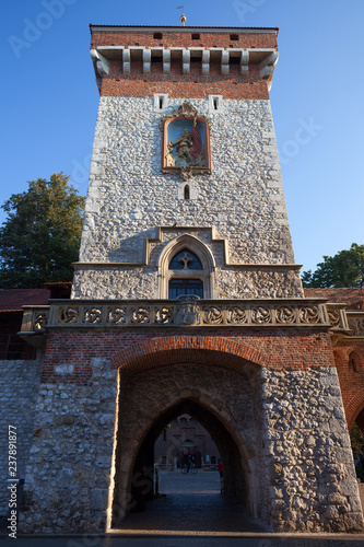 St Florian Gate in Krakow