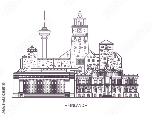 Famous Finland landmarks