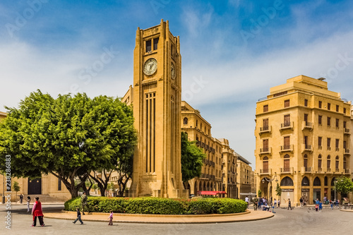 Nijmeh Square downtown in Beirut capital city of Lebanon Middle east