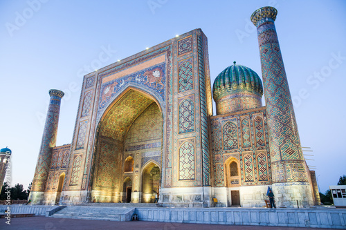 The Registan in Samarkand, Uzbekistan