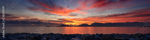 Sunset at the Sea - Gulf of La Spezia Italy