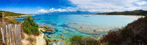 Corsica beach landscape