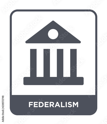 federalism icon vector