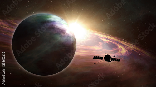 Space probe exoplanet exploration