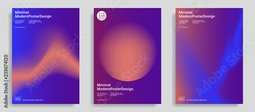 design templates with vibrant gradient shapes