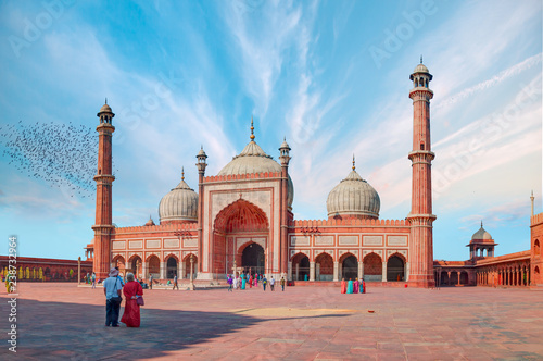 Jama Masjid, Old town of Delhi, India