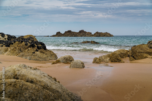 beach and rocks 