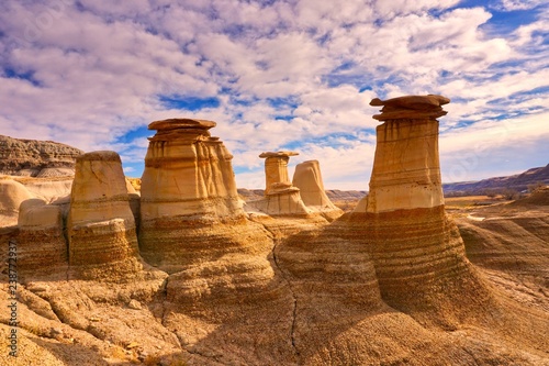 Hoodoos in Drumheller Badlands