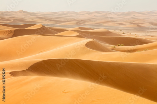 fale z wydm na pustyni w Maroku