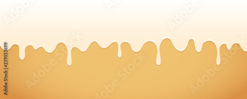 white sweet melting icing background vector illustration EPS10