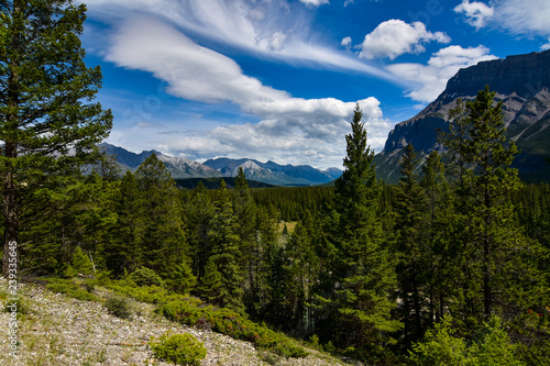 landscape in the banff np