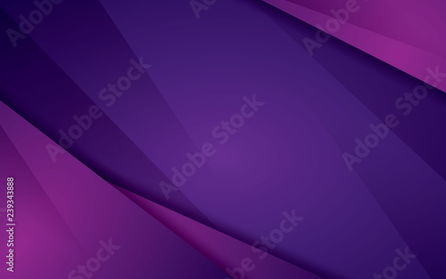 Abstract modern vector background overlap layer purple background