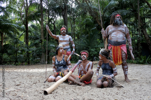 Indigenous Australians.People Dancing