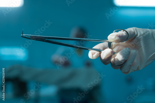Conceptual photography - symbol of surgery - scalpel