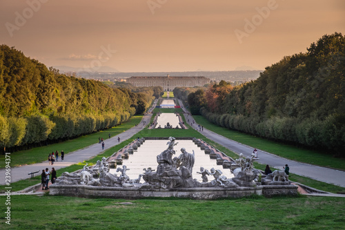 CASERTA, ITALY - SEPTEMBER 24, 2017: Royal Palace of Caserta