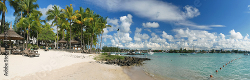 Exotic beach. Mauritius island