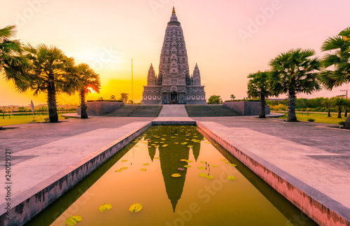  Pagoda at Panya nan tharam temple in Pratumthani, Thailand.