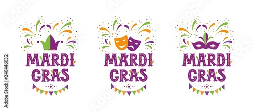 Mardi gras carnival party design