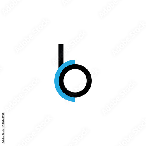 letter cb logo vector