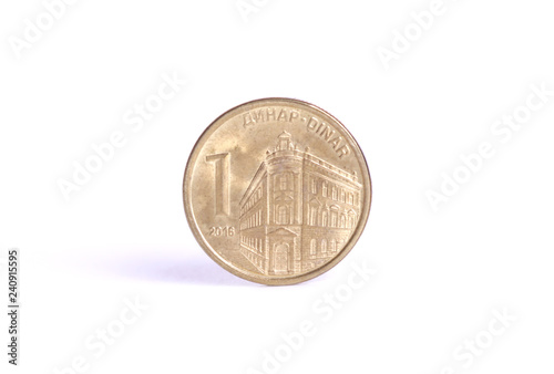 Serbian dinar coin