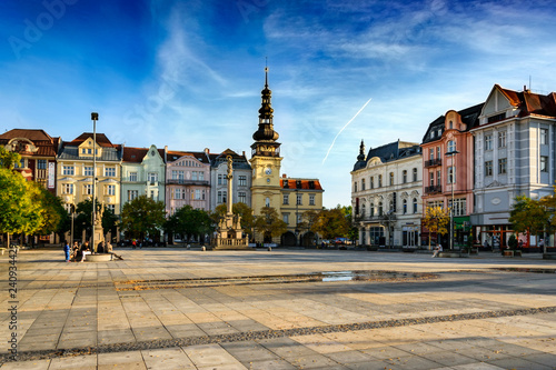 Town hall in the main square of the old town of Olomouc, Czech Republic. - Image