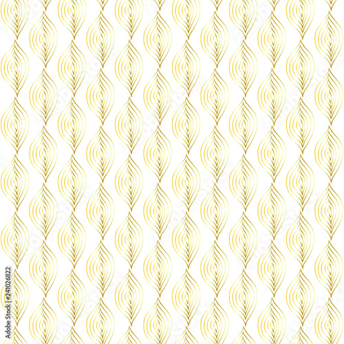 Seamless gold textile pattern. Design element stock vector illustration for web, print, wallpaper, wrapping paper, fabric print