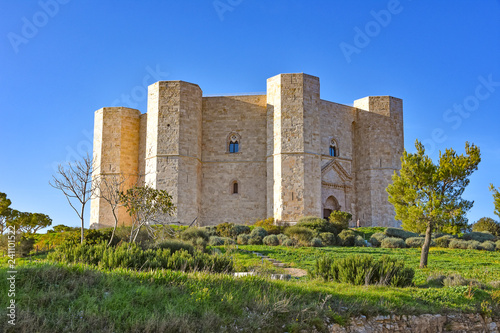 Italy, Castel del Monte, UNESCO heritage site, 13th century fortress