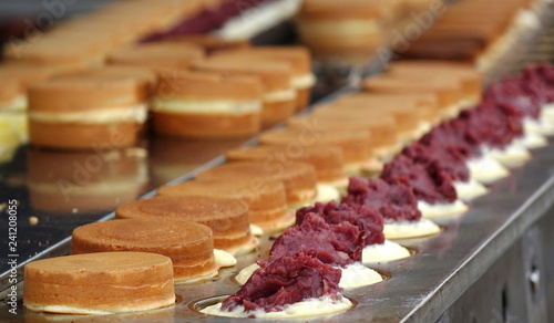 Making Red Bean Cakes