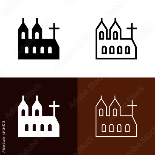 Cathedral Icon Set