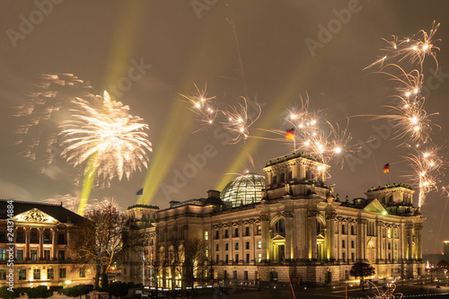 Reichstag Berlin Silvester 2018