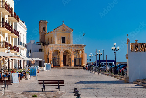 Santa Maria del Canneto church in Gallipoli, religious landmark architecture of the city in Italy